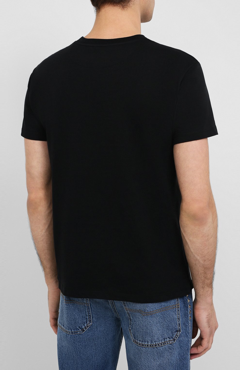 Хлопковая футболка VALENTINO, арт. UV3MG07X6JG, фото 4