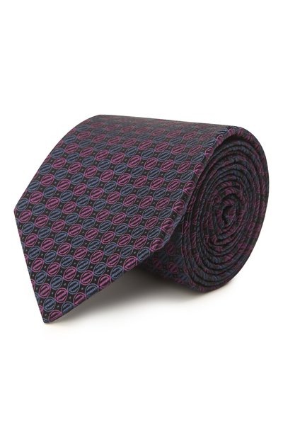 Мужской шелковый галстук ZEGNA, арт. Z2E01T/1L8