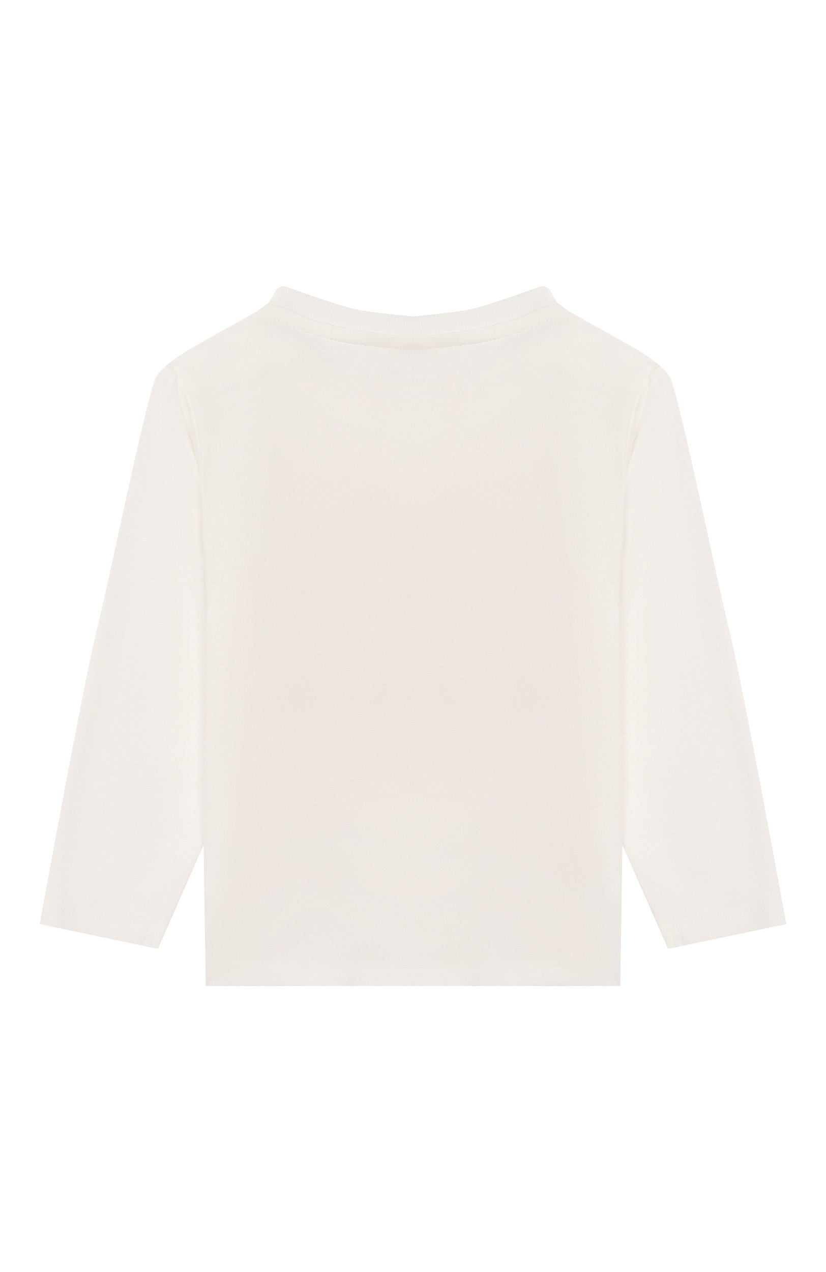Хлопковый лонгслив STELLA MCCARTNEY молочного цвета по цене 6960 руб., арт. TZ8060, фото 2 Хлопковый лонгслив STELLA MCCARTNEY, арт. TZ8060, фото 2