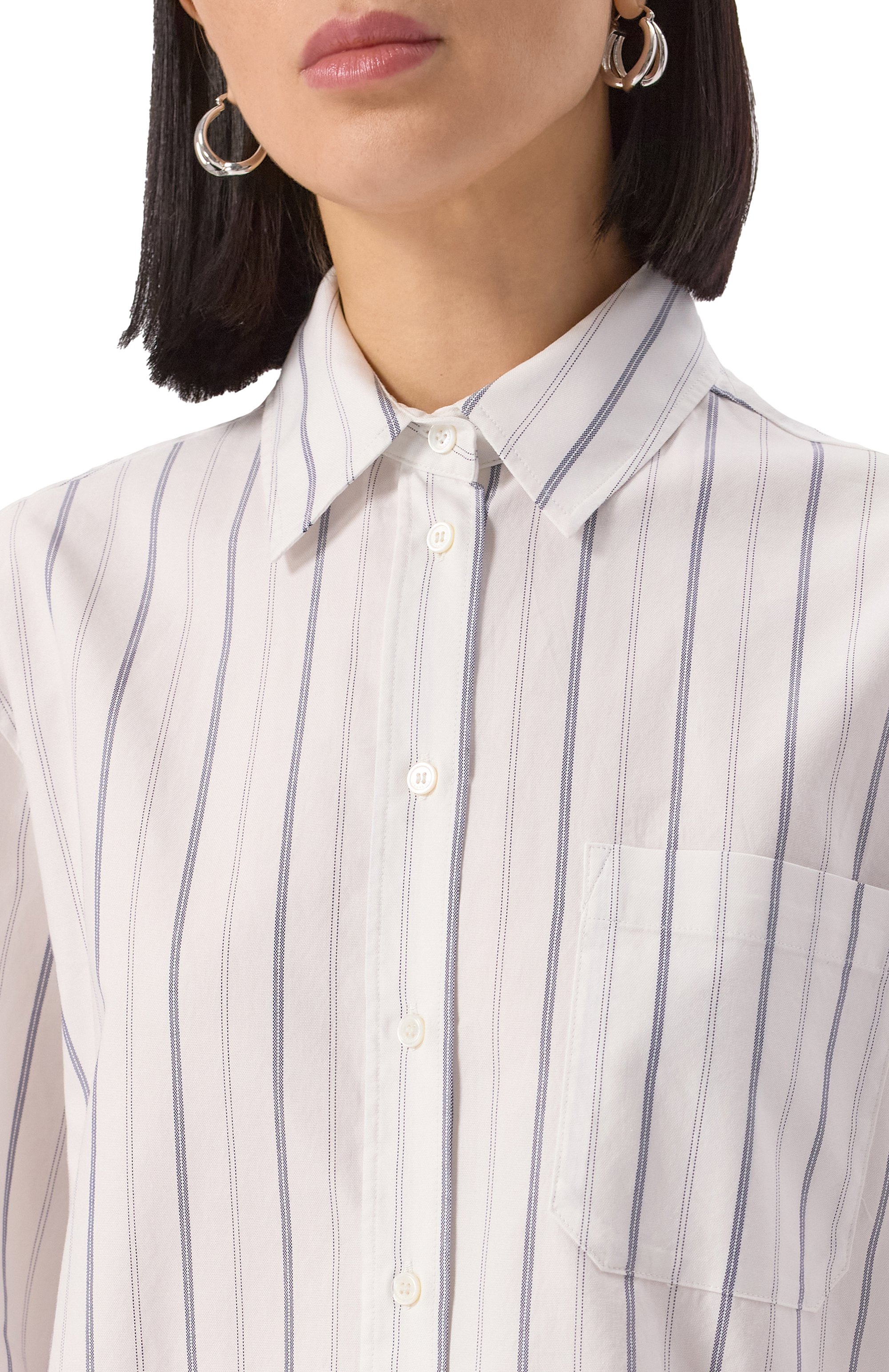 Хлопковая рубашка WEEKEND MAX MARA, арт. RUBIERA, фото 5