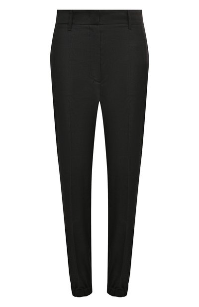 Женские брюки из шерсти и кашемира PRADA, арт. P226E-1UWJ-F0002-211