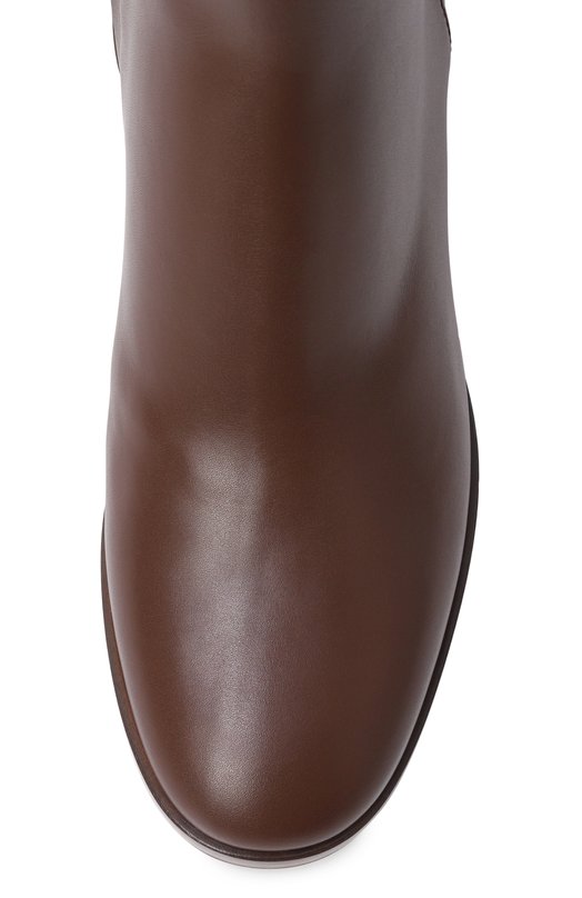 Кожаные ботильоны Santiago Gianvito Rossi G72804.60CU0.VGIBR0W Коричневый  G72804.60CU0.VGIBR0W Фото 6
