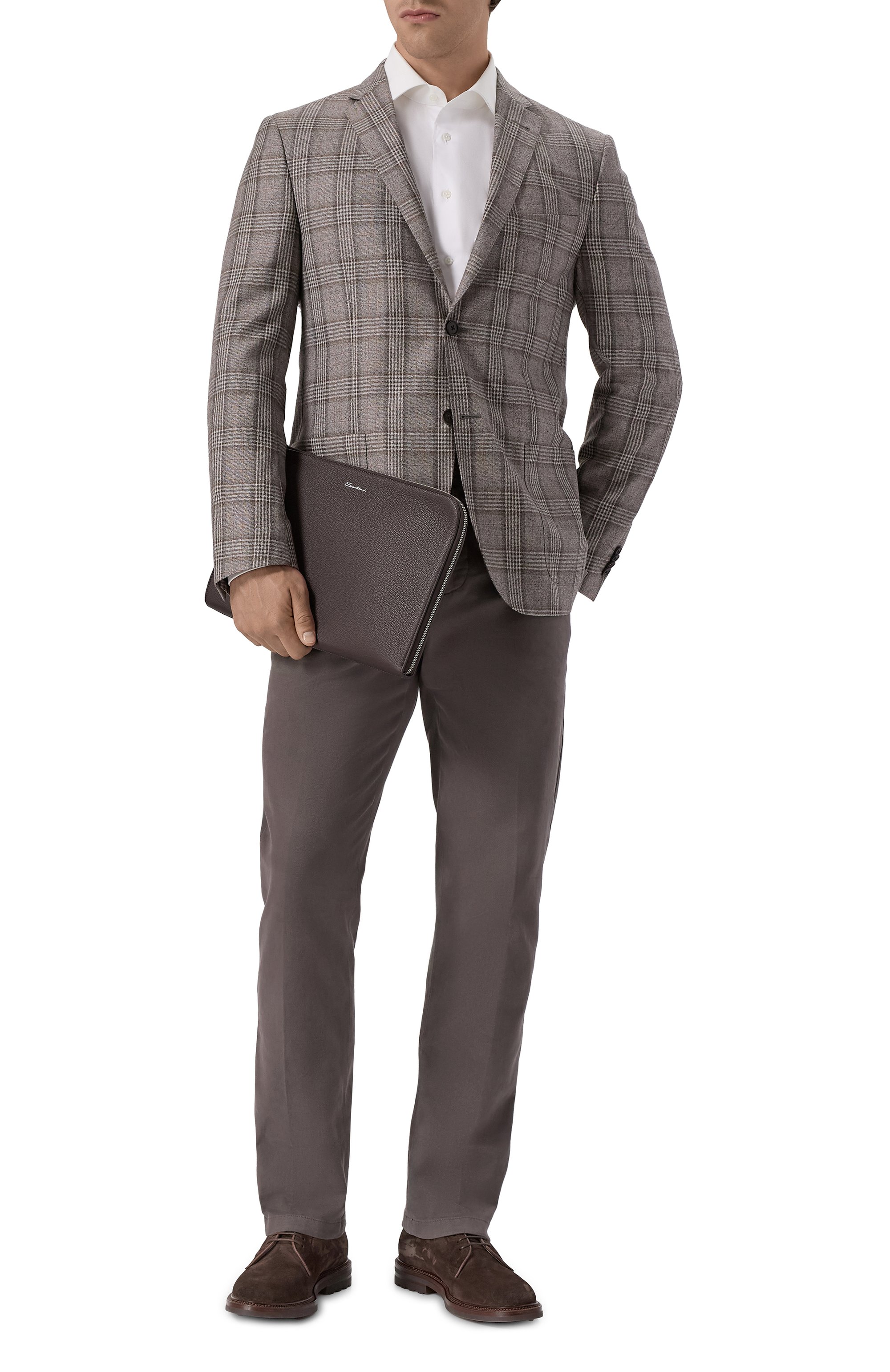 Кожаная папка для документов SANTONI, арт. UFPGA2519F0-ASIW, фото 7