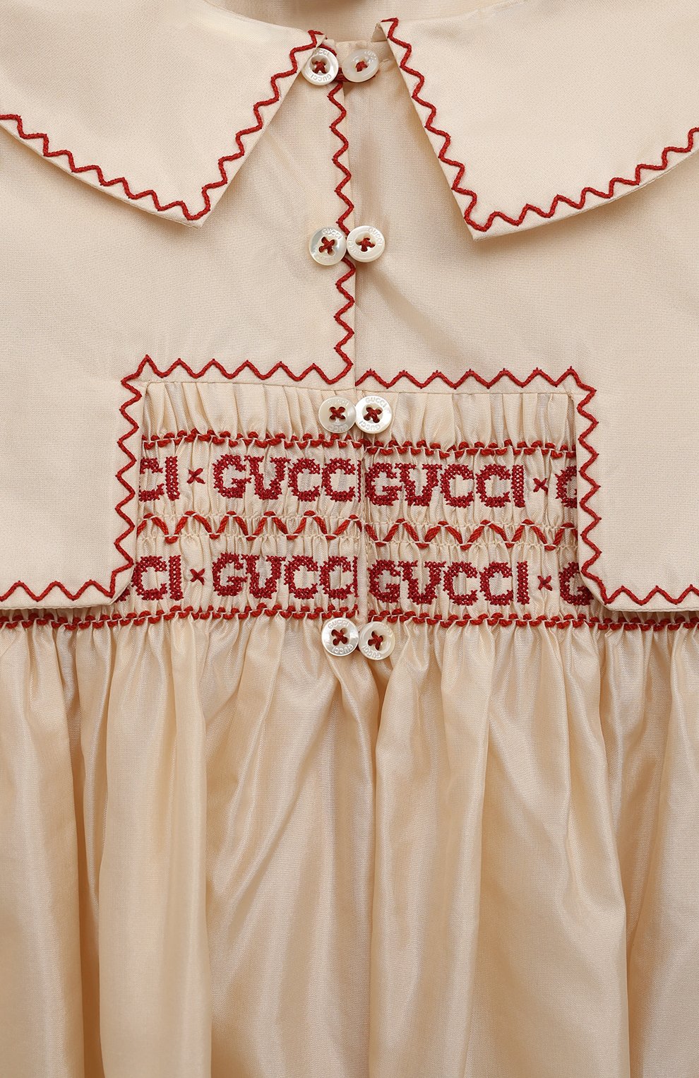 Шелковая блузка GUCCI, арт. 615245 ZAEFK, фото 3