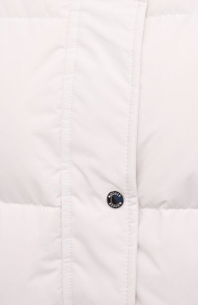 Пуховик MOORER белого цвета по цене 369500 руб., арт. BREUIL-STP/M0DGI200003-TEPA023, фото 5 Пуховик MOORER, арт. BREUIL-STP/M0DGI200003-TEPA023, фото 5