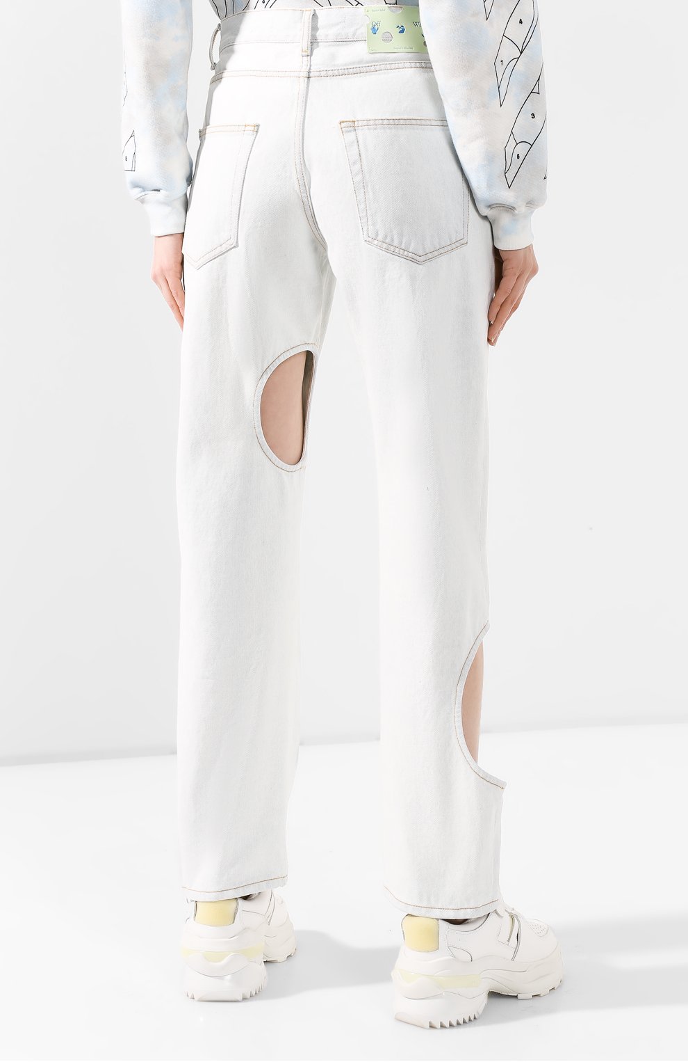Джинсы OFF-WHITE, арт. 0WYA018S20DEN0014000, фото 4
