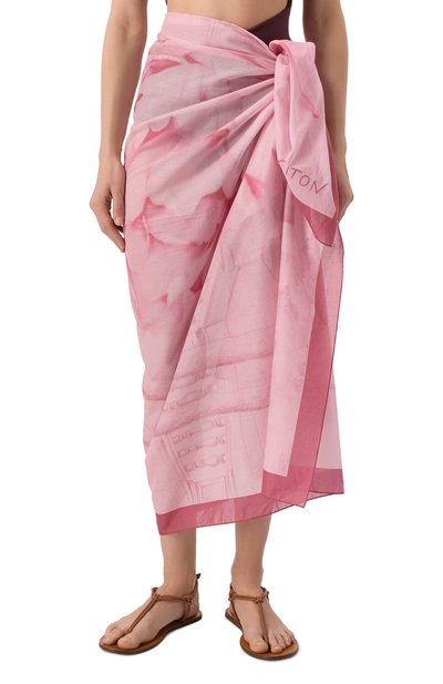 Хлопковое парео KITON, арт. D53753K0957F02, фото 3