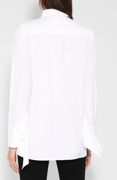 Хлопковая рубашка STELLA MCCARTNEY белого цвета по цене 35500 руб., арт. 578721/SJA01, фото 4 Хлопковая рубашка STELLA MCCARTNEY, арт. 578721/SJA01, фото 4