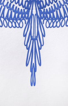 Детский хлопковый свитшот MARCELO BURLON KIDS OF MILAN белого цвета, арт. 21E/B/MB/2000/0020/2-6Y | Фото 3 (Мальчики Кросс-КТ: Толстовка-одежда, Свитшот-одежда; Материал внешний: Хлопок; Рукава: Длинные; Региональные ограничения белый список (Axapta Mercury): RU; Драгоценные камни: Проставлено; Материал сплава: Проставлено; Ростовка одежда: 6 лет | 116 см)