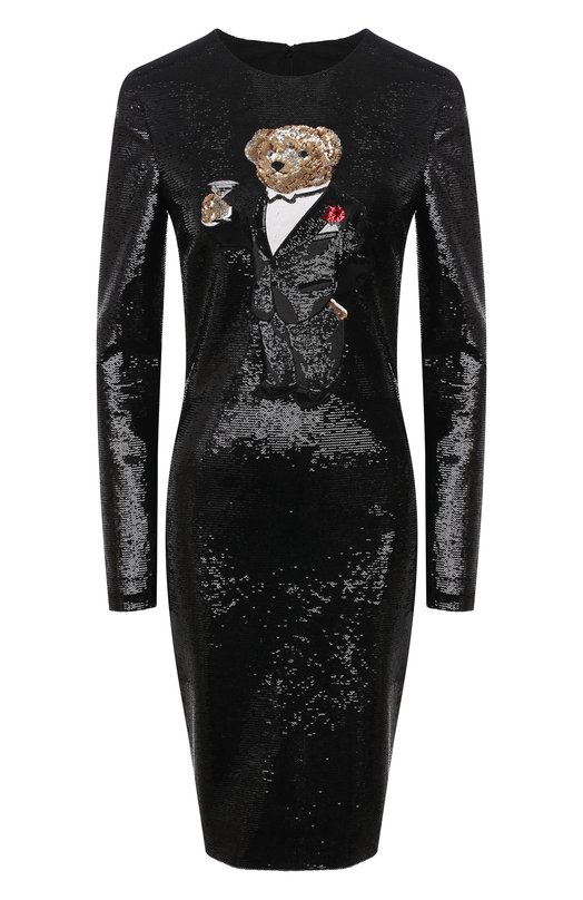 

Платье с пайетками Ralph Lauren, Чёрный