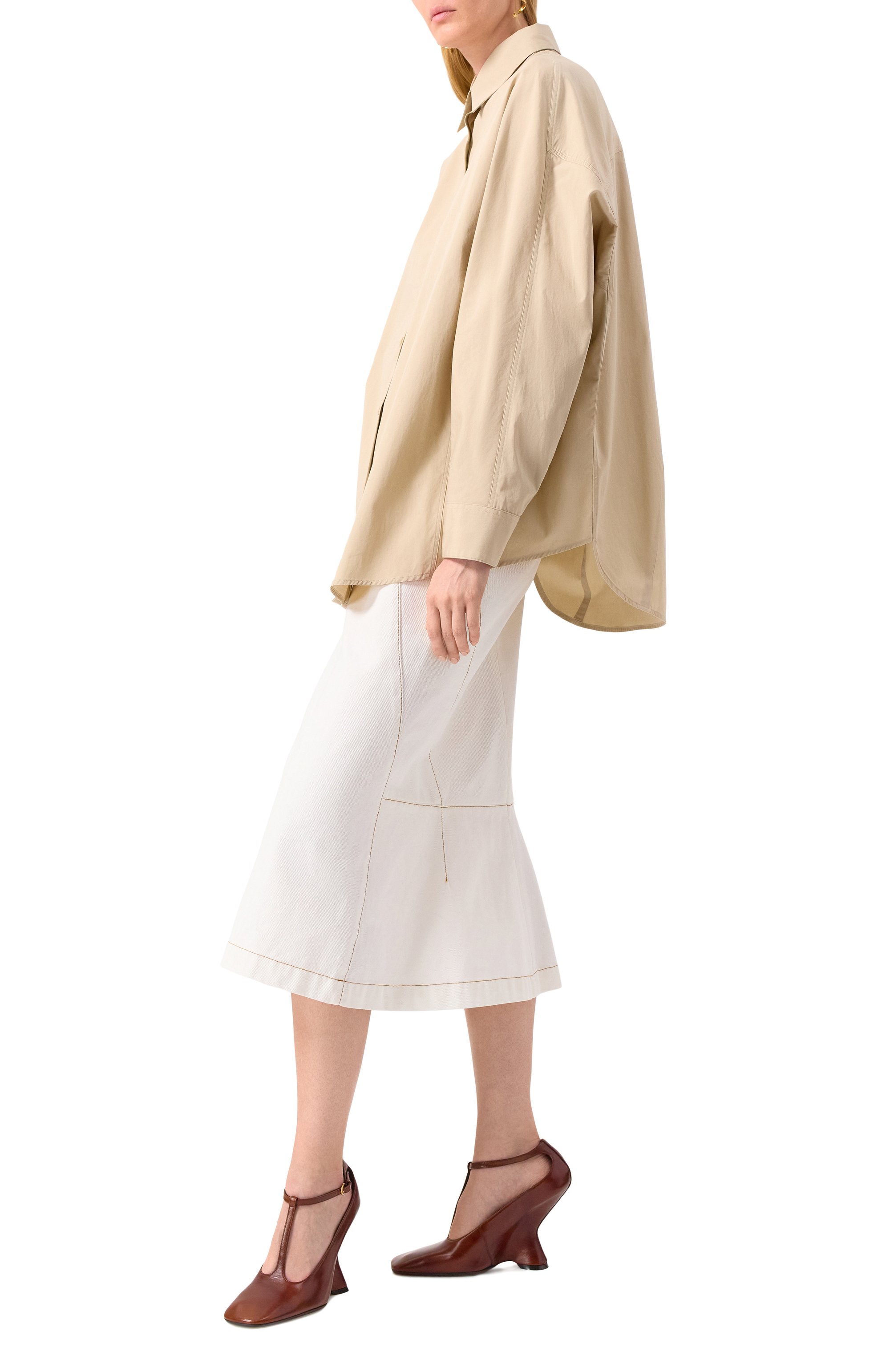 Хлопковая рубашка DRIES VAN NOTEN, арт. 242-010701-9244, фото 2