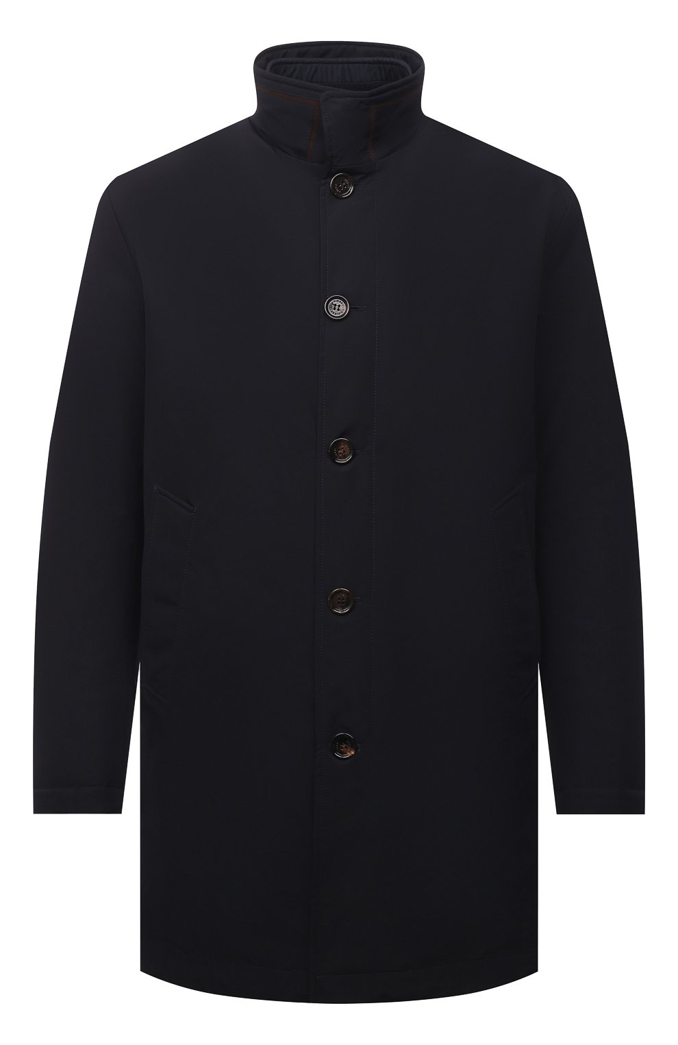 Утепленный плащ KIRED темно-синего цвета по цене 124500 руб., арт. WP0RDW7008025000, фото 1 Утепленный плащ KIRED, арт. WP0RDW7008025000, фото 1