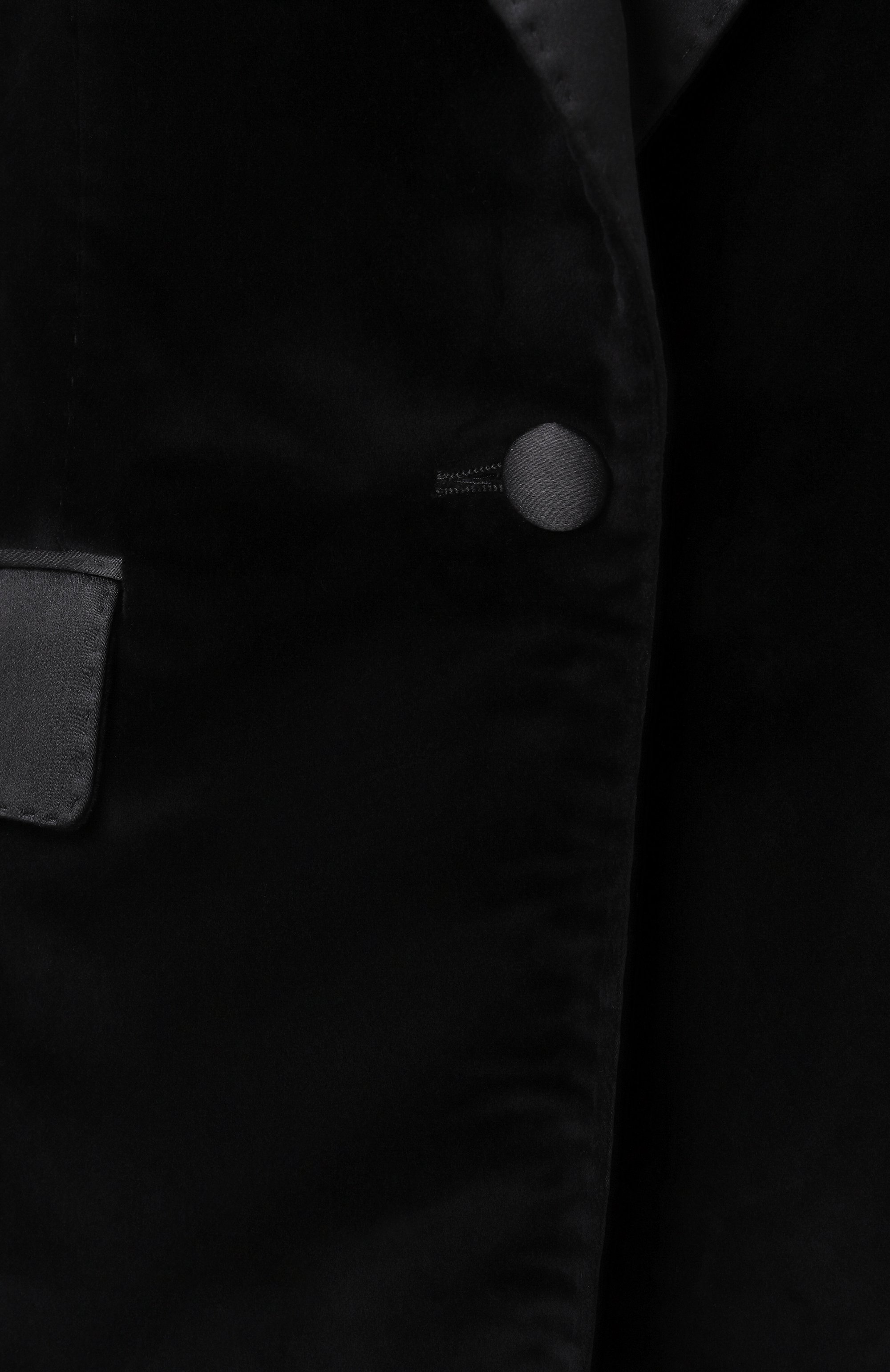 Бархатный жакет DOLCE & GABBANA черного цвета по цене 351500 руб., арт. F2942T/FUVG7, фото 6 Бархатный жакет DOLCE & GABBANA, арт. F2942T/FUVG7, фото 6