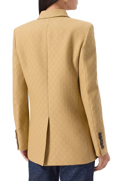 Жакет из шерсти и шелка GUCCI, арт. 833578/Z7APD, фото 4