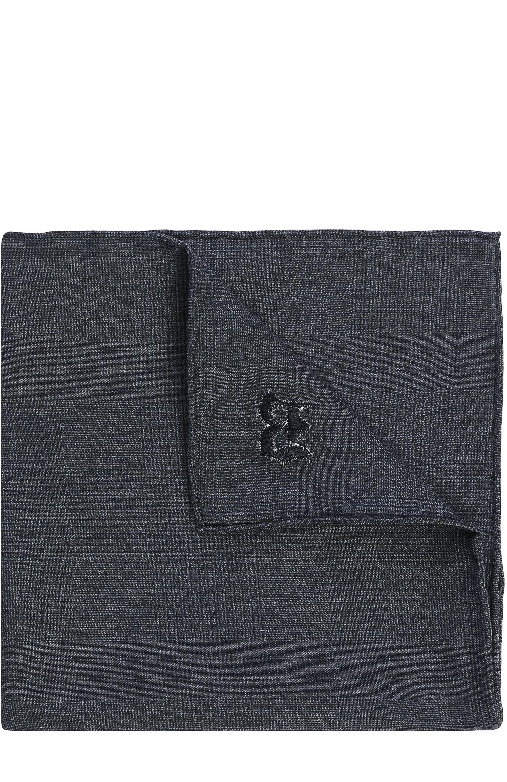 Хлопковый платок BRIONI темно-синего цвета по цене 13400 руб., арт. 0715/06072, фото 1 Хлопковый платок BRIONI, арт. 0715/06072, фото 1