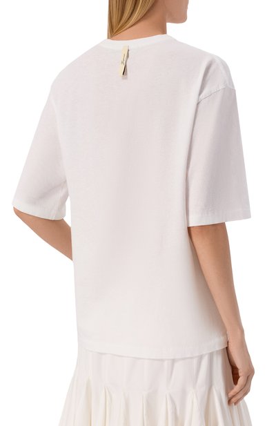 Хлопковая футболка JACQUEMUS, арт. 26ETSW00596/AJ00289, фото 4