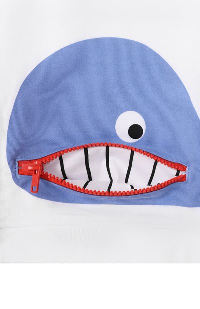 Хлопковый свитшот STELLA MCCARTNEY белого цвета по цене 9530 руб., арт. TY4560, фото 3 Хлопковый свитшот STELLA MCCARTNEY, арт. TY4560, фото 3