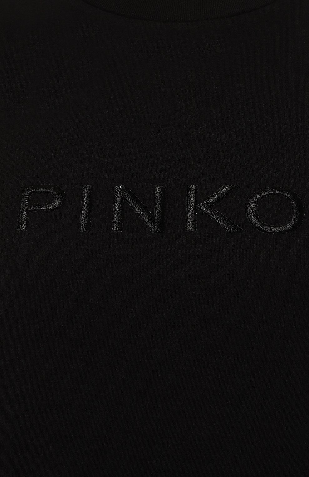 Хлопковая футболка PINKO черного цвета по цене 6700 руб., арт. 101752/A227, фото 5 Хлопковая футболка PINKO, арт. 101752/A227, фото 5