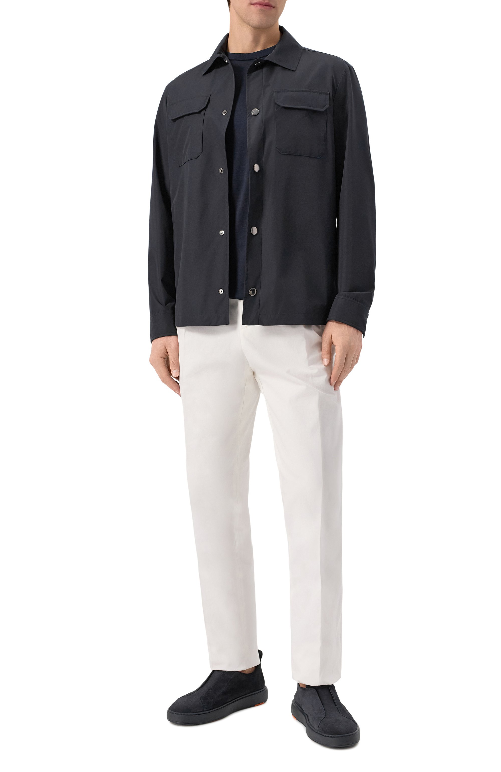 Замшевые кеды cleanic SANTONI, арт. MBCG219950CATSEY, фото 2