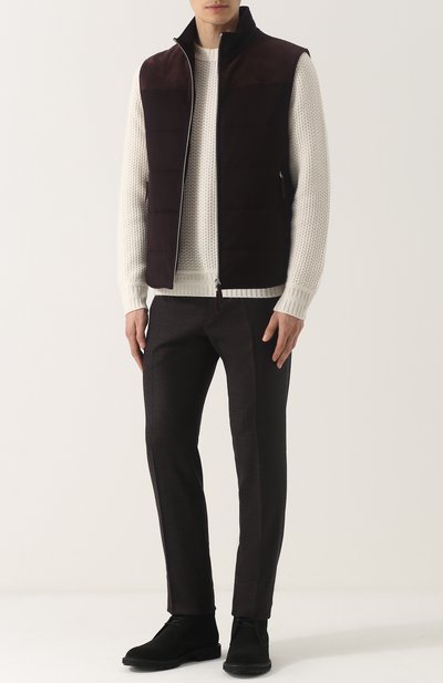 Кашемировый свитер фактурной вязки BERLUTI, арт. R12KRL70-YABX, фото 2