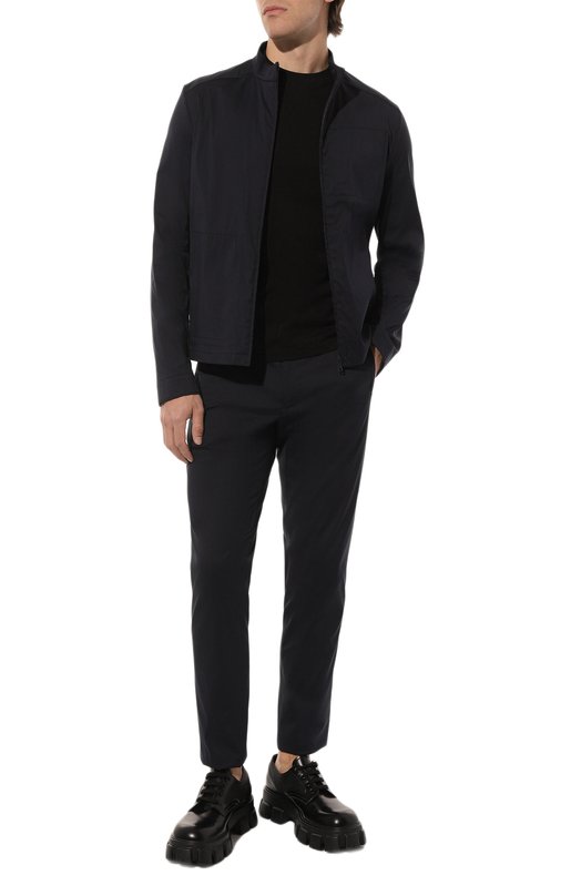 Хлопковая куртка Prada SGB765-Z21-F0V41-211 Чёрный  SGB765-Z21-F0V41-211 Фото 2