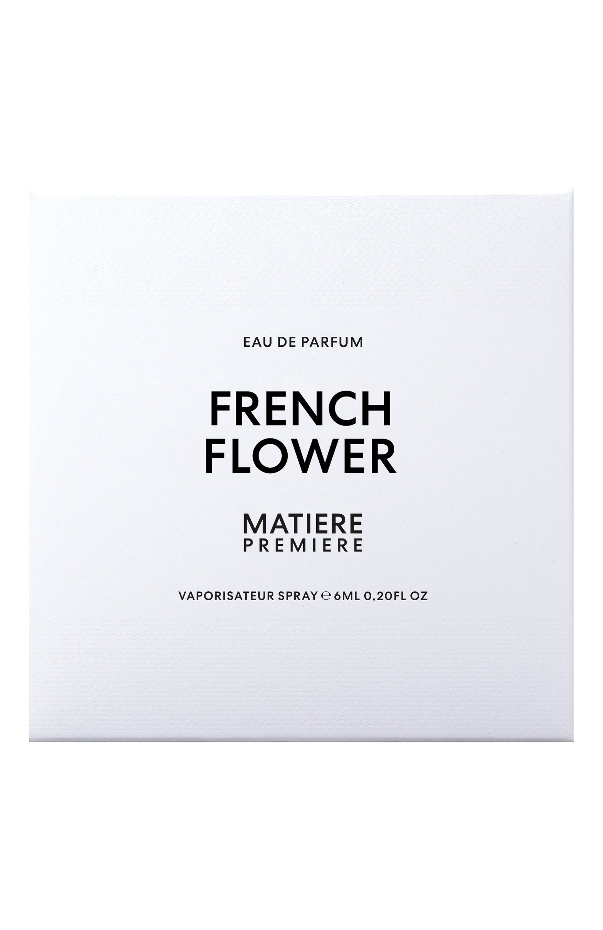 Парфюмерная вода french flower (6ml) MATIERE PREMIERE, арт. 3770007317773, фото 4