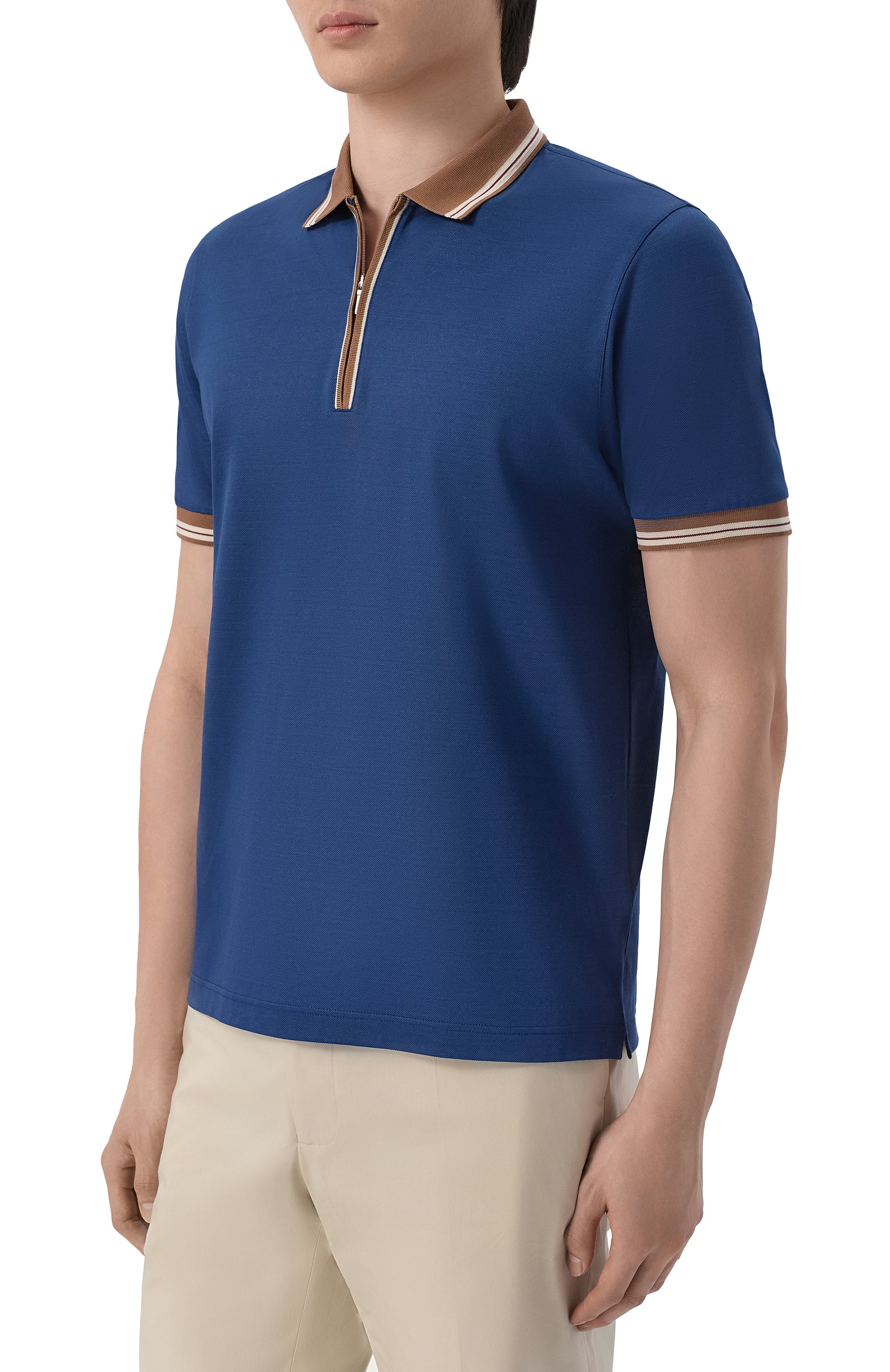 Хлопковое поло GRAN SASSO, арт. 60147/74219, фото 3