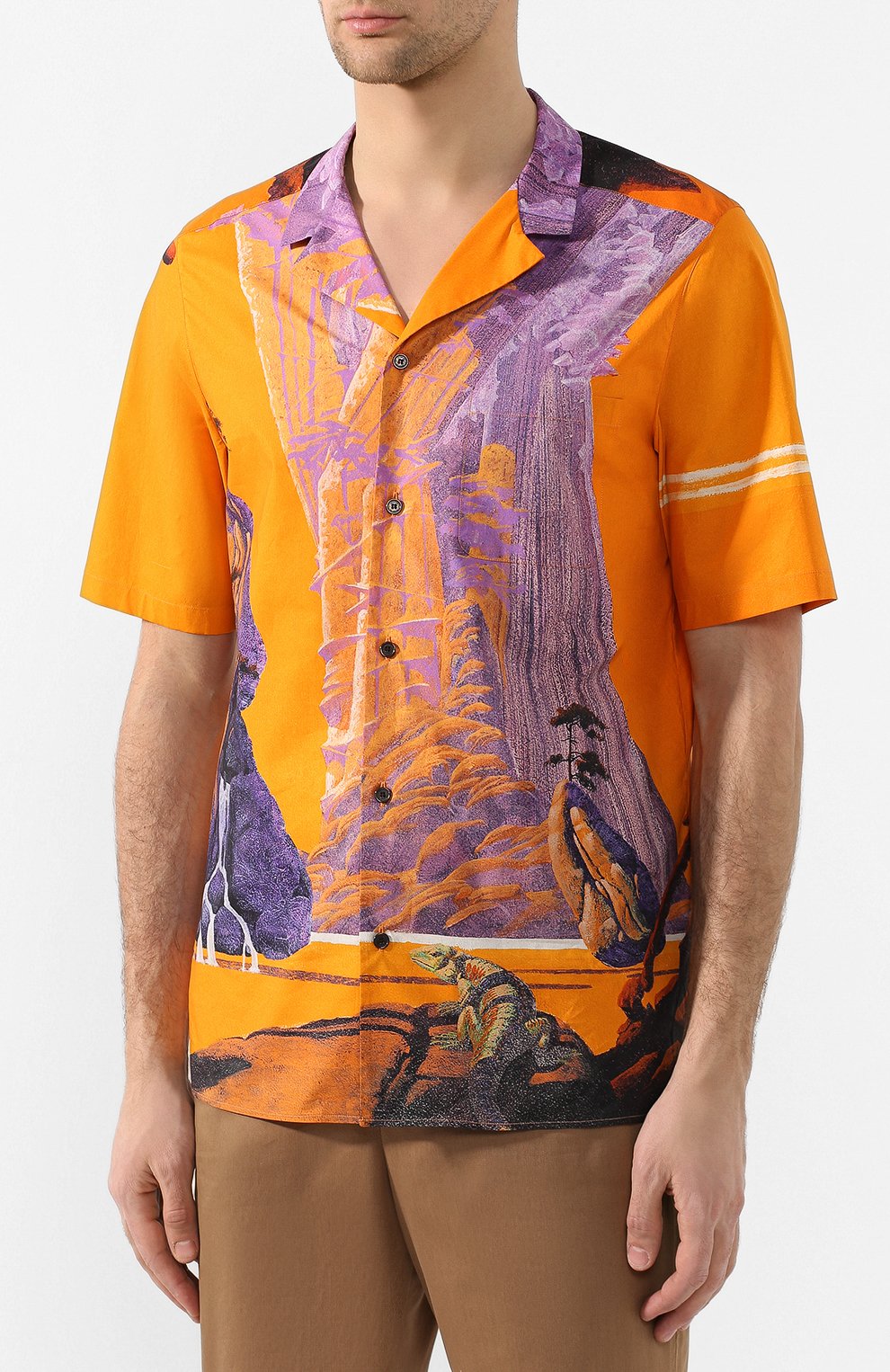 Хлопковая рубашка VALENTINO, арт. TV0AA77165N, фото 3