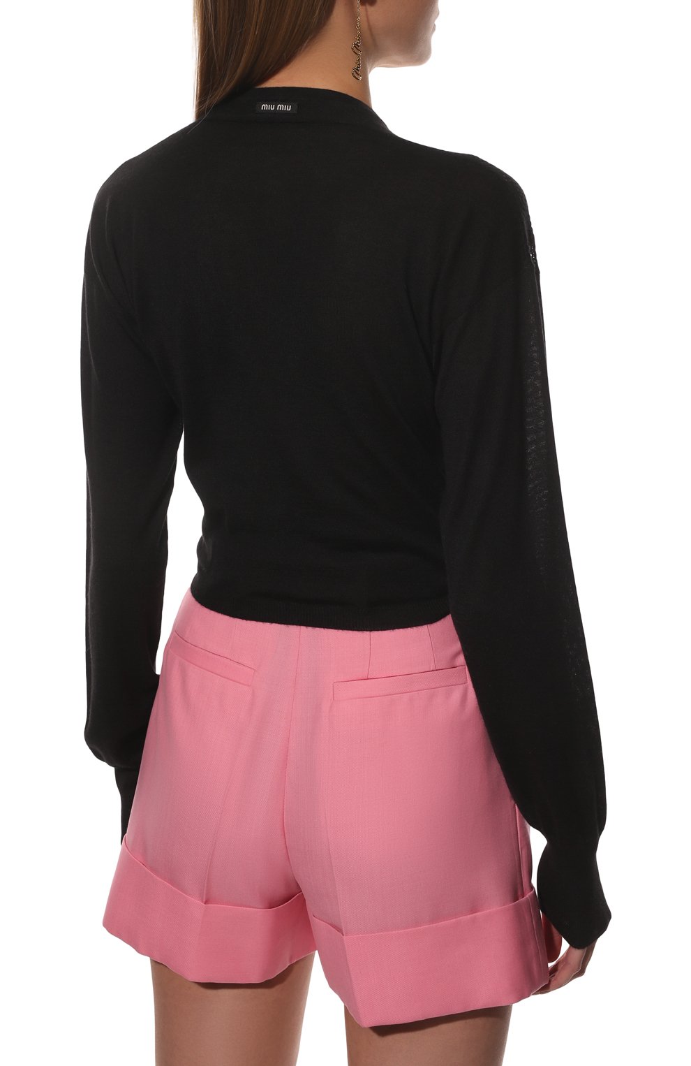 Кардиган из кашемира и шелка MIU MIU,  арт. MMF575-10Q4-F0002, фото 3