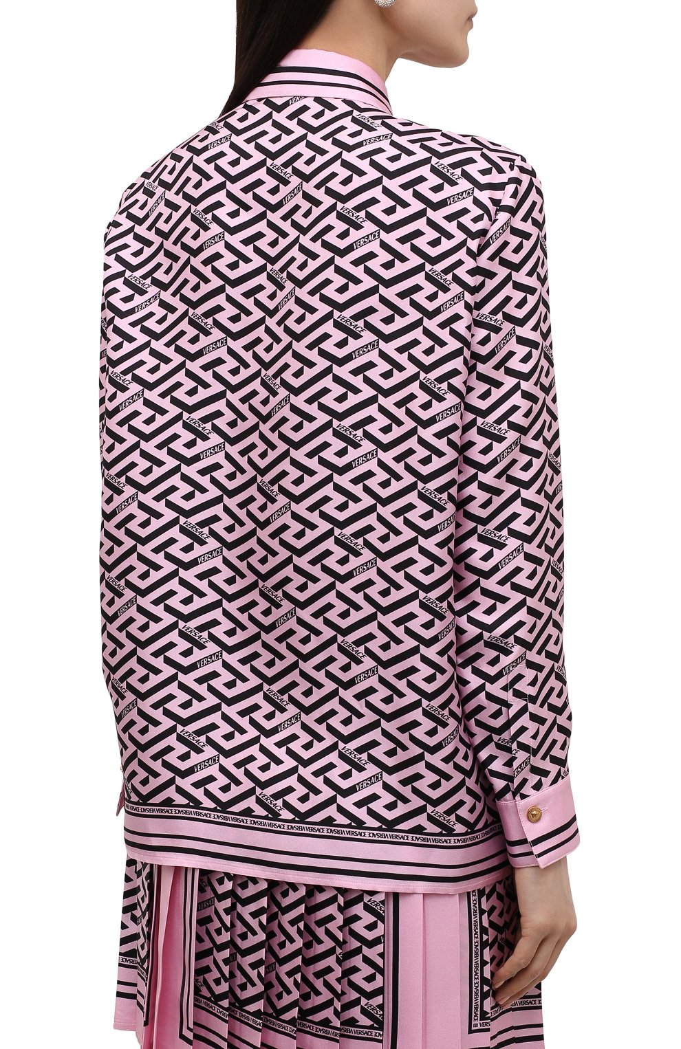Шелковая блузка VERSACE, арт. 1001360/1A02884, фото 4