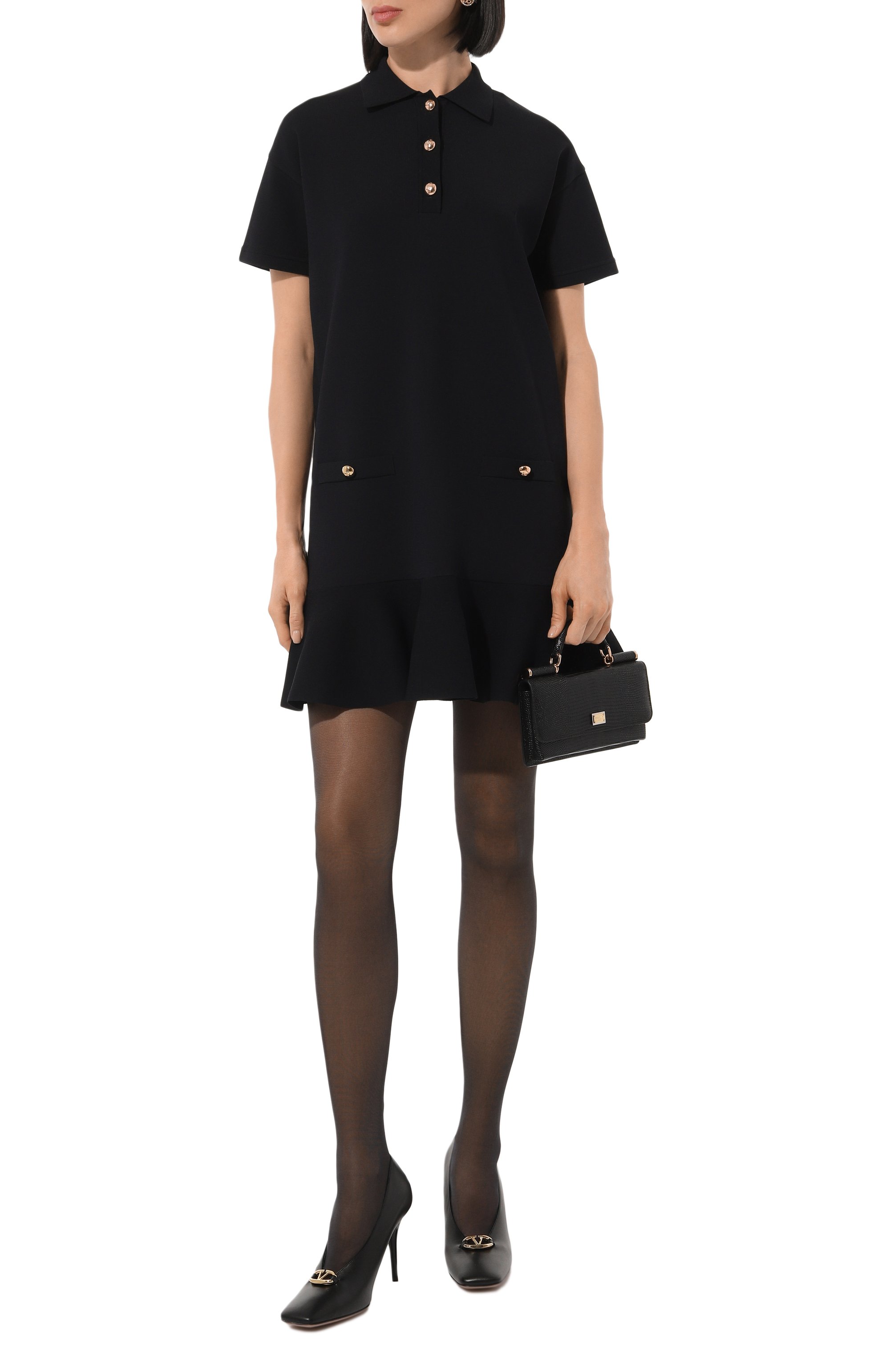 Платье из вискозы VALENTINO, арт. 5B3KD12P8Q0, фото 2