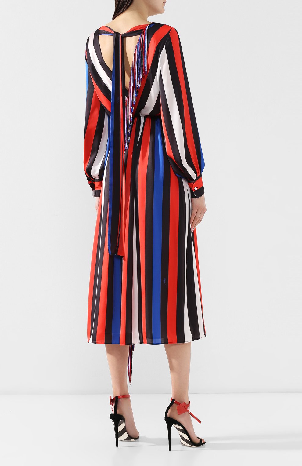 Платье в полоску MSGM, арт. 2641MDA149 195161, фото 4