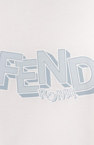 Хлопковая футболка FENDI, арт. JMI504/7AJ/3A-6A, фото 3