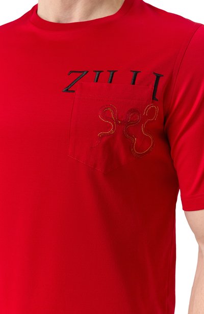 Хлопковая футболка ZILLI, арт. TSR03IM0100VSNAK0, фото 5