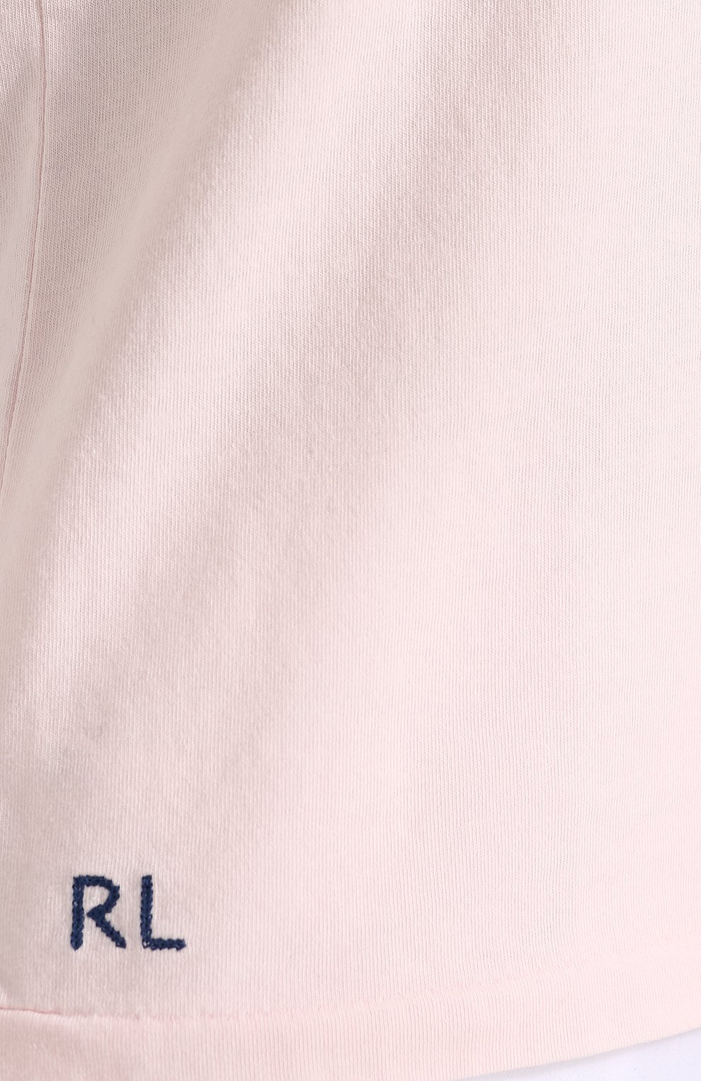 Однотонная хлопковая футболка с круглым вырезом POLO RALPH LAUREN, арт. 211663089, фото 5