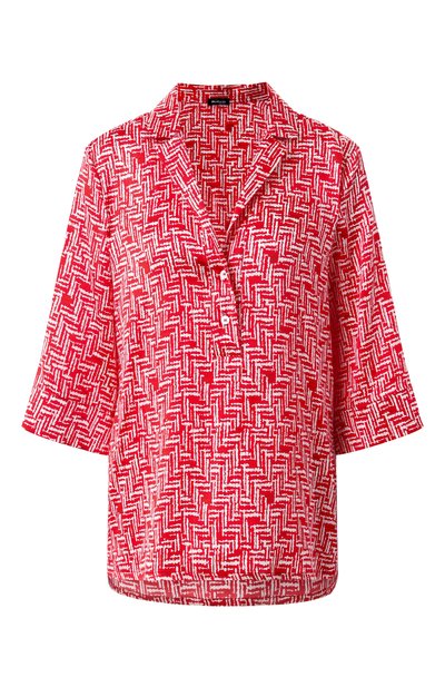 Женская шелковая блузка KITON, арт. D51411K0964E02