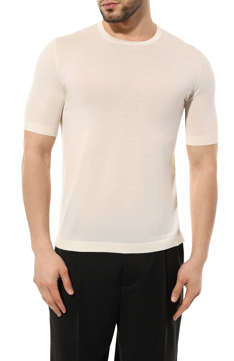 Джемпер из шерсти и шелка ANDREA CAMPAGNA, арт. TS0MC/LSC18R, фото 3