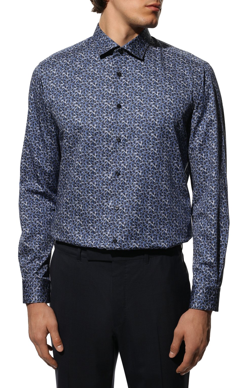 Хлопковая сорочка ZILLI, арт. MFX-30343Z-@/ZSV01, фото 3