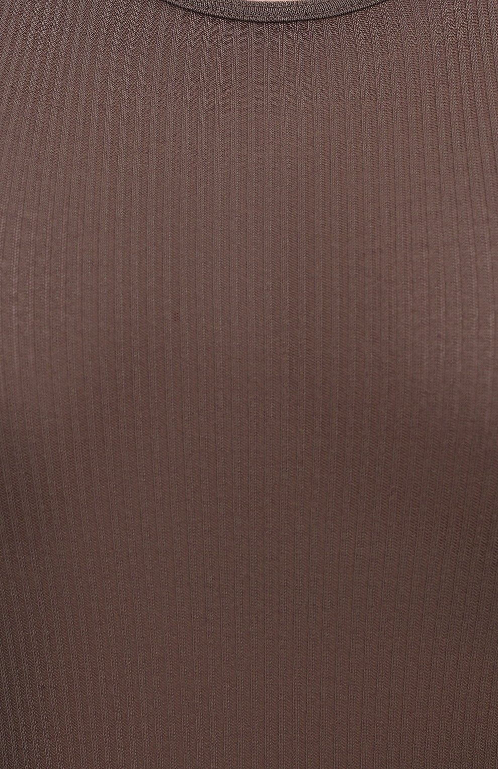 Майка из вискозы и шелка RICK OWENS темно-бежевого цвета по цене 25550 руб., арт. RP02A7101/RC, фото 5 Майка из вискозы и шелка RICK OWENS, арт. RP02A7101/RC, фото 5
