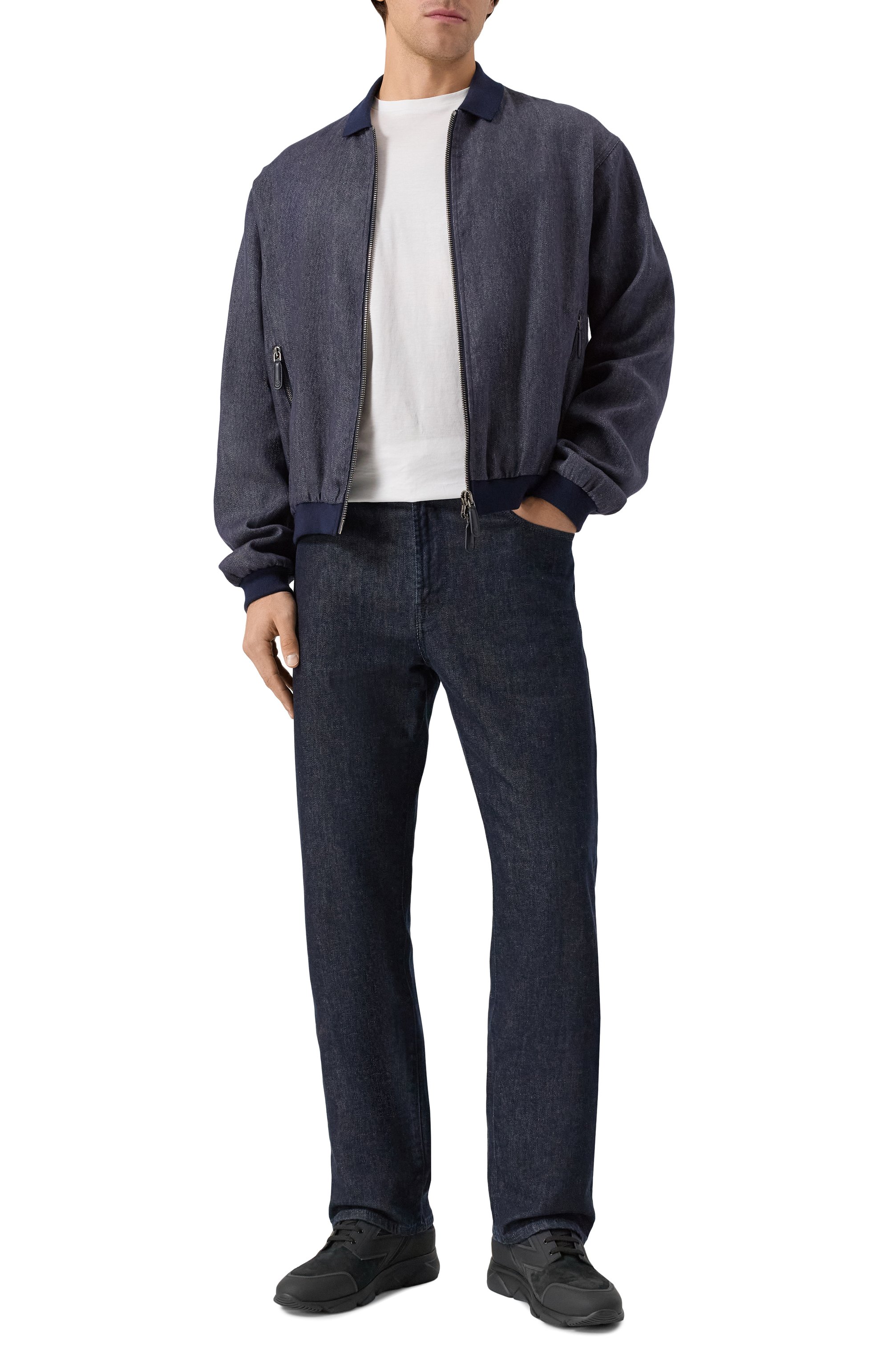 Комбинированные кроссовки ZILLI, арт. H0252AM4001VZGR00, фото 2