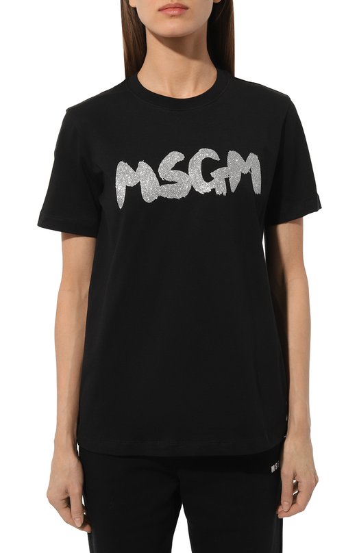 фото Хлопковая футболка msgm