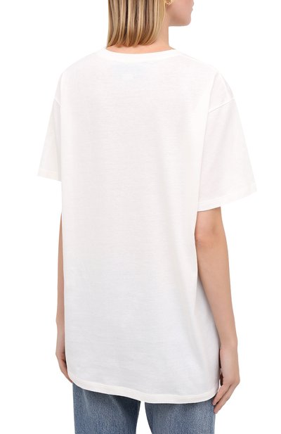 Хлопковая футболка GUCCI, арт. 615044/XJCRH, фото 4
