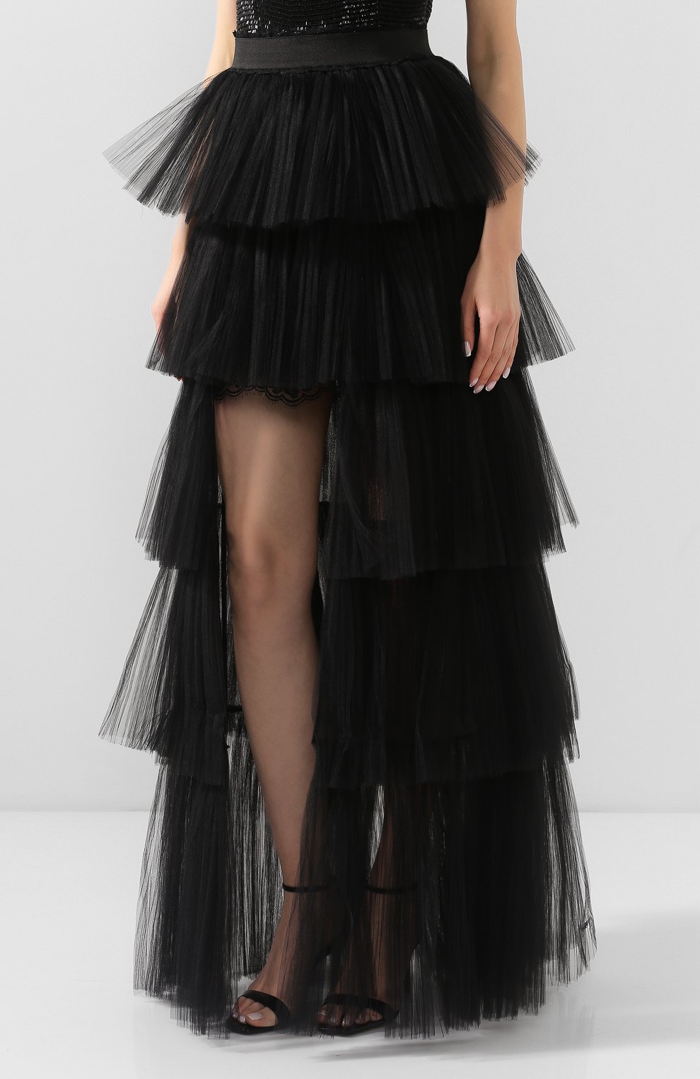 Юбка ZUHAIR MURAD черного цвета по цене 287500 руб., арт. SKS20038/TUTU002, фото 3 Юбка ZUHAIR MURAD, арт. SKS20038/TUTU002, фото 3