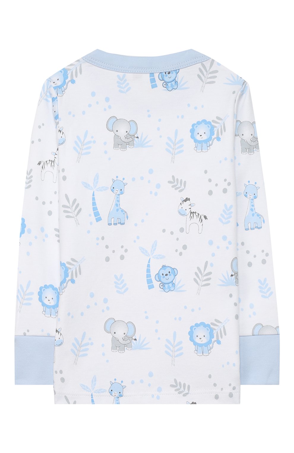 Хлопковая пижама MAGNOLIA BABY голубого цвета по цене 3490 руб., арт. 649-LP-LB., фото 3 Хлопковая пижама MAGNOLIA BABY, арт. 649-LP-LB., фото 3