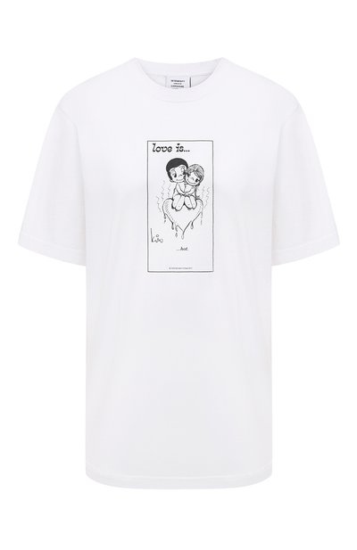 Женская хлопковая футболка VETEMENTS, арт. UAH21TR680 1600/W