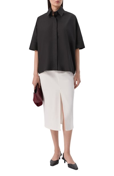 Хлопковая рубашка LORENA ANTONIAZZI, арт. P2651CA26A/4222, фото 2