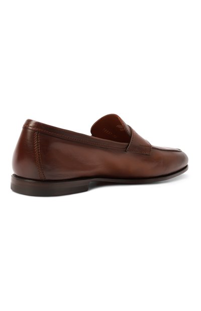 Кожаные пенни-лоферы carlos SANTONI, арт. MCNG18837SA4SV0S, фото 5