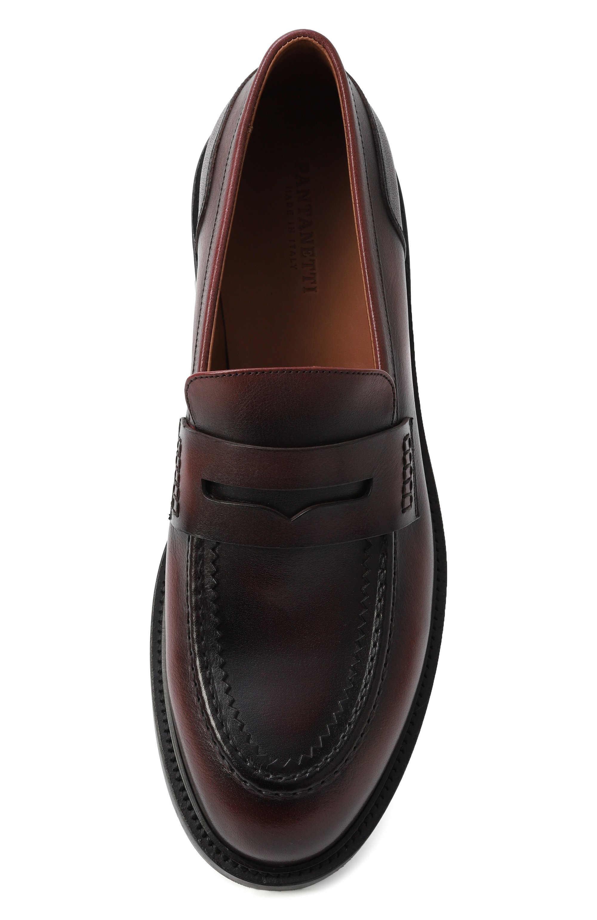 Кожаные пенни-лоферы PANTANETTI, арт. 19081E/WIDEN, фото 6