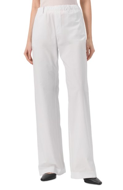 Хлопковые брюки N21 белого цвета по цене 39650 руб., арт. B041/0132, фото 3 Хлопковые брюки N21, арт. B041/0132, фото 3