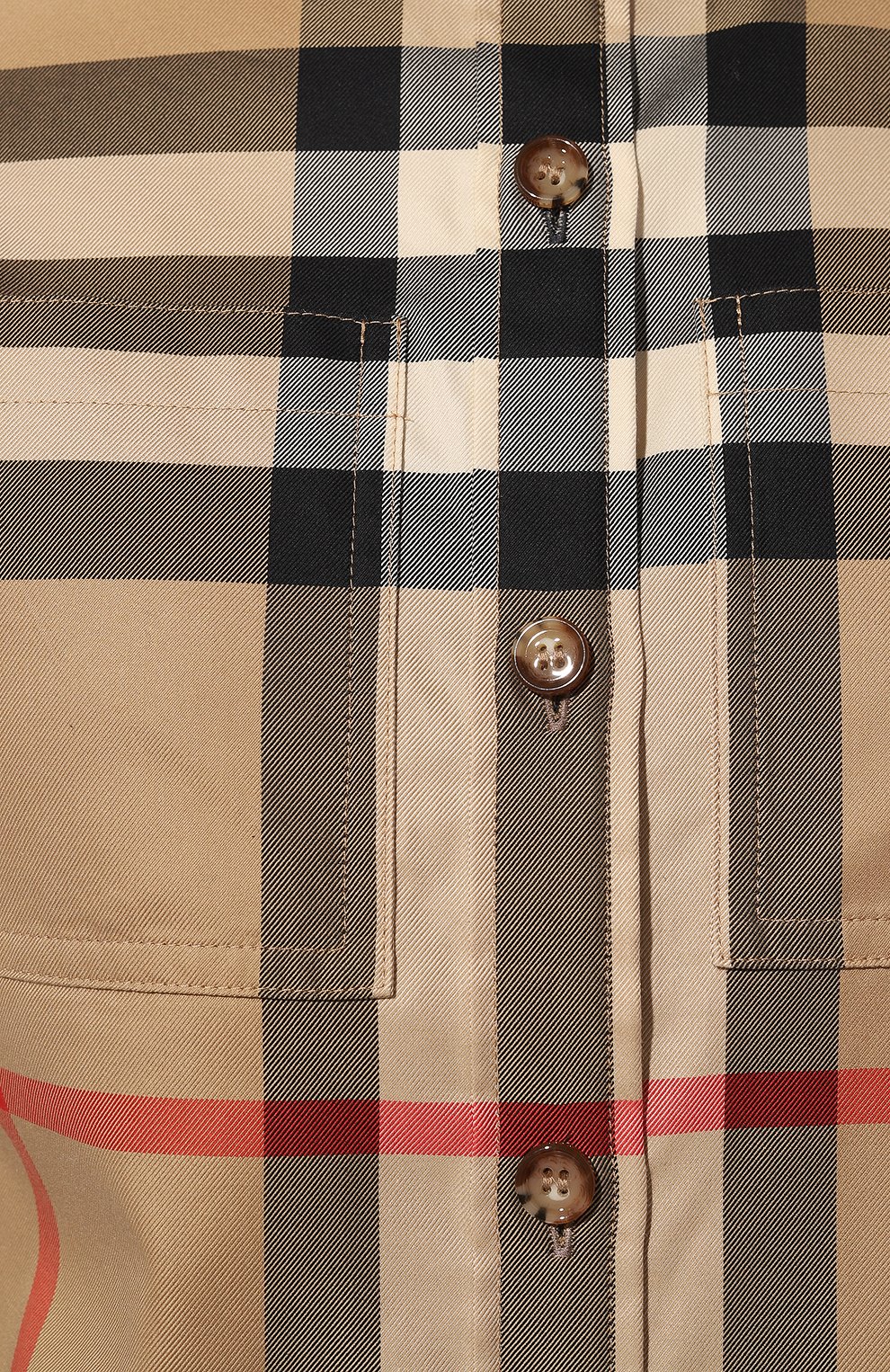 Хлопковая рубашка BURBERRY, арт. 8085645, фото 5